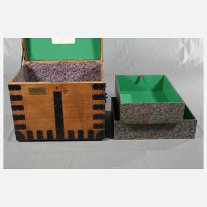 Transportkiste für ein Silberservice