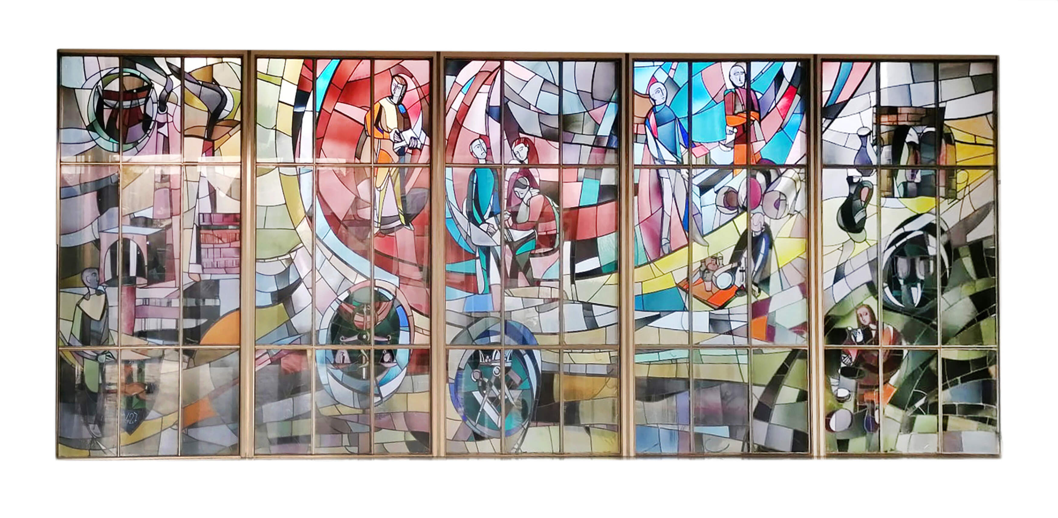 Wulfried O. Hengstenberg , Große Bleiverglasung