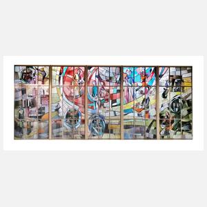 Wulfried O. Hengstenberg , Große Bleiverglasung