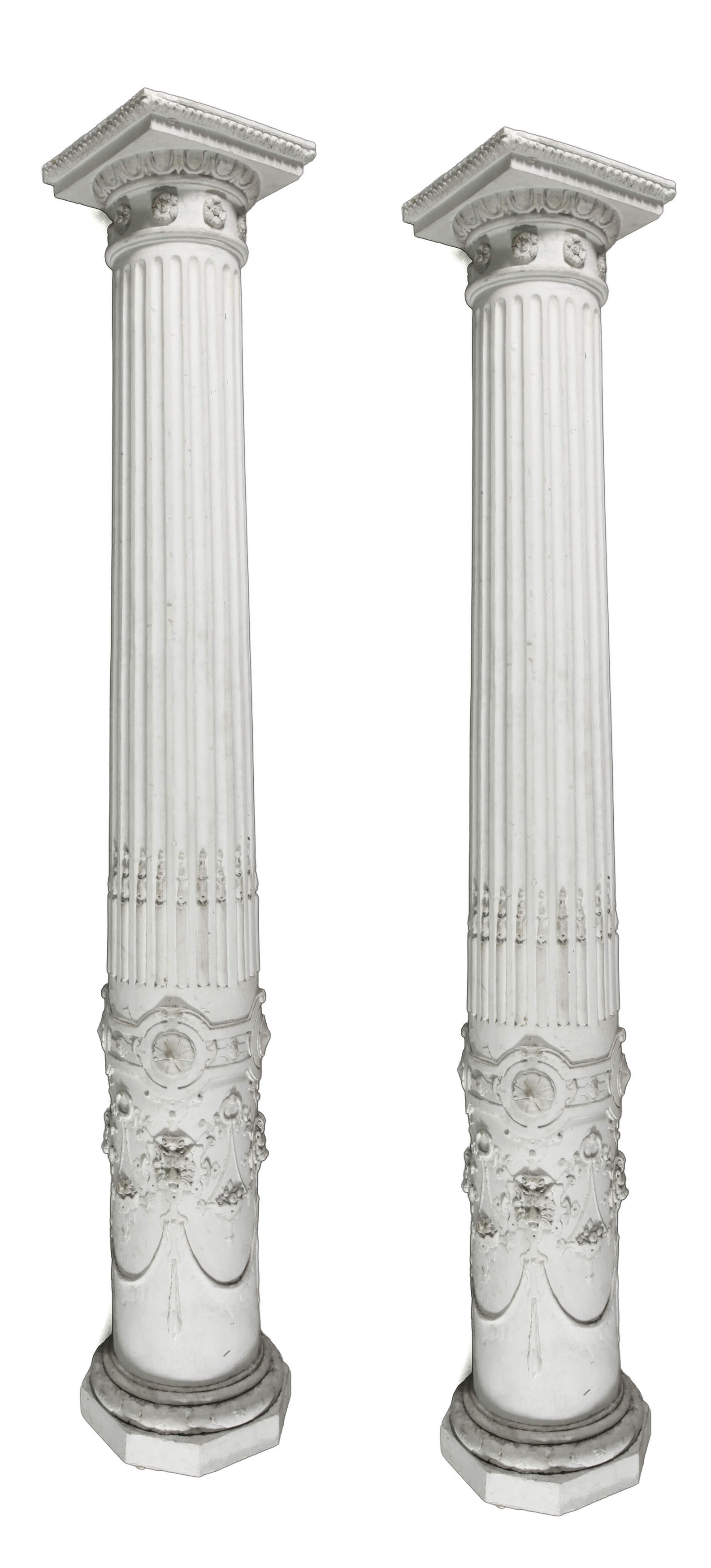 Paar Dekorative Säulen