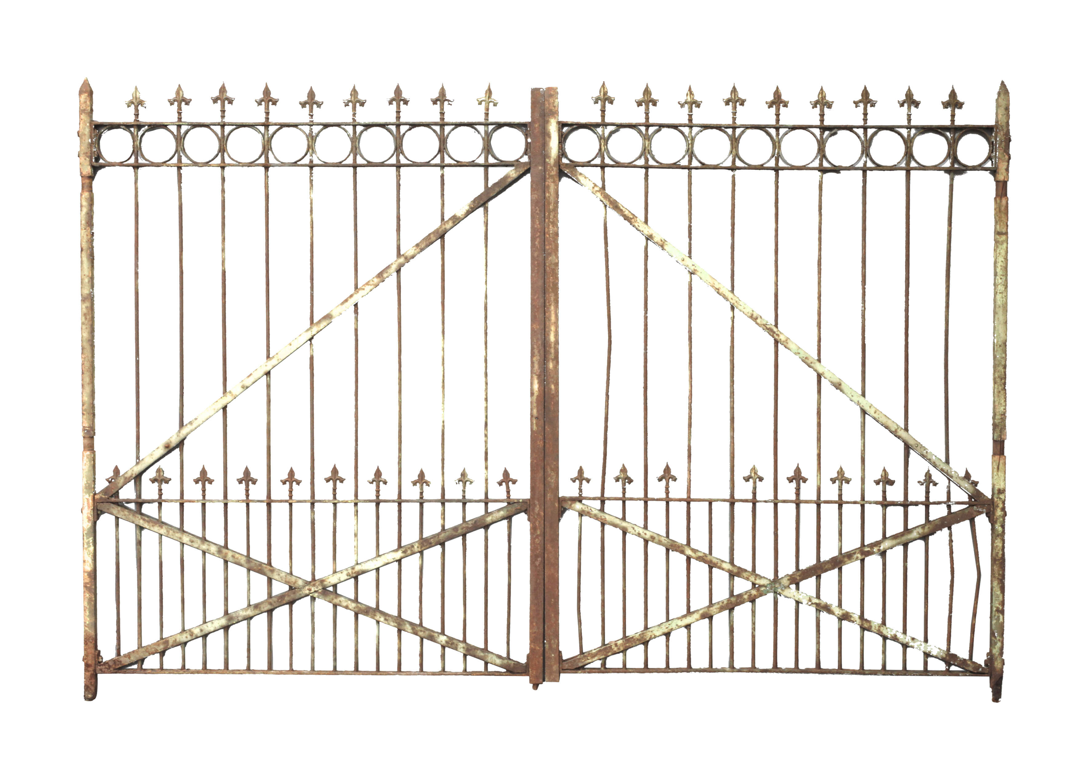 Großes Eingangstor Schmiedeeisen