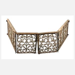 Dekoratives Brüstungsgeländer Eisenguss