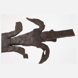 Zwei gotische Fenstergitter