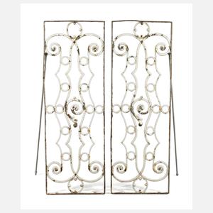 Paar Fenstergitter Schmiedeeisen