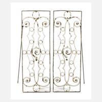 Paar Fenstergitter Schmiedeeisen111