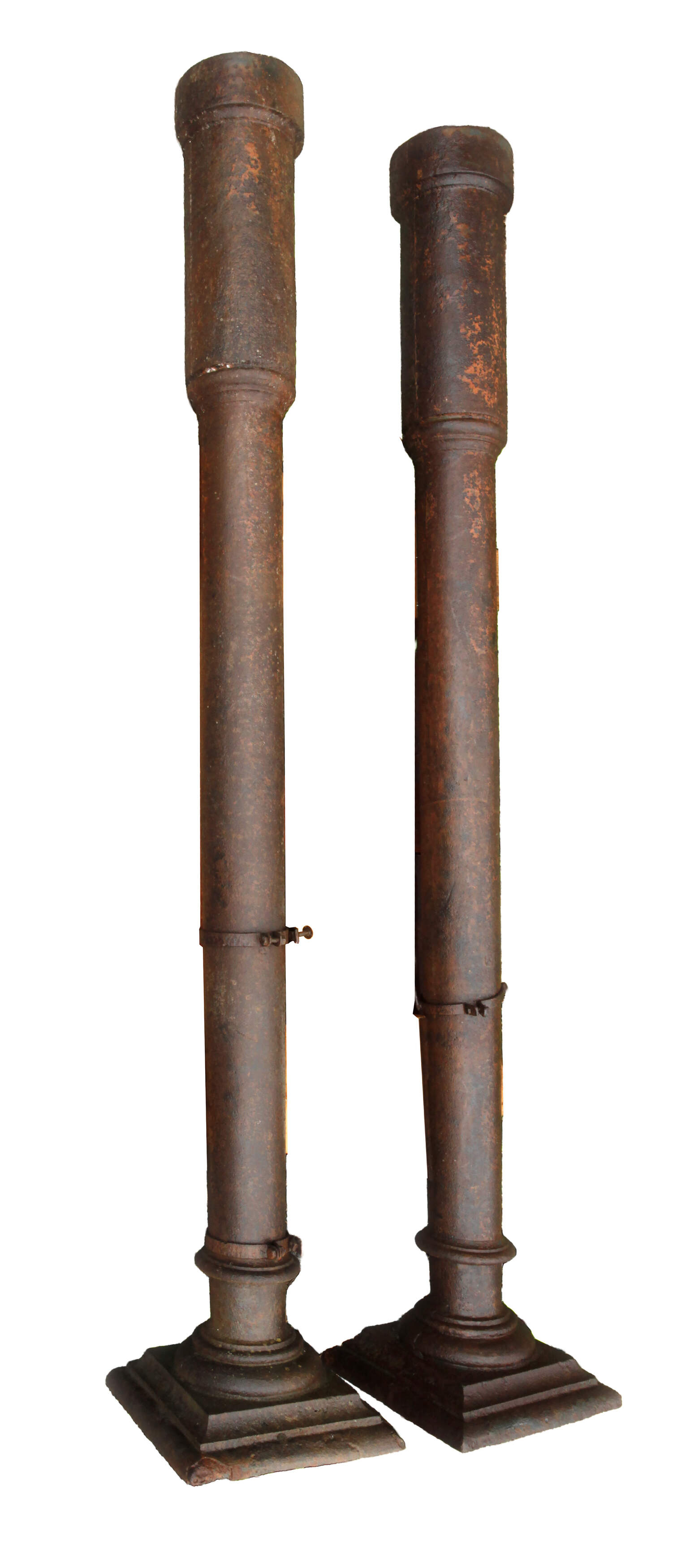 Paar Eisengusssäulen