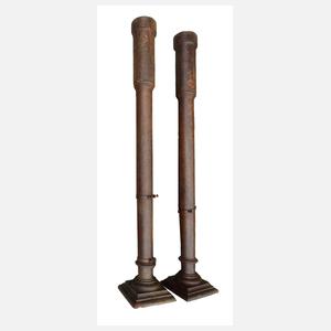 Paar Eisengusssäulen