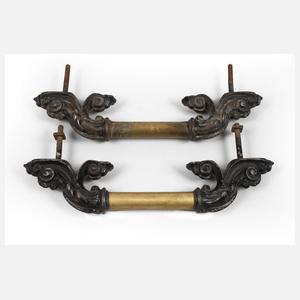 Paar Türgriffe Historismus