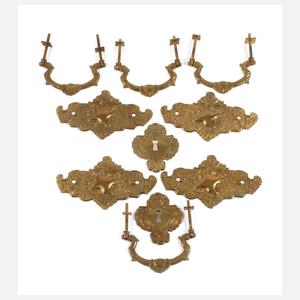 Satz Kommodenbeschläge