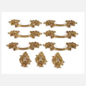 Satz Kommodenbeschläge