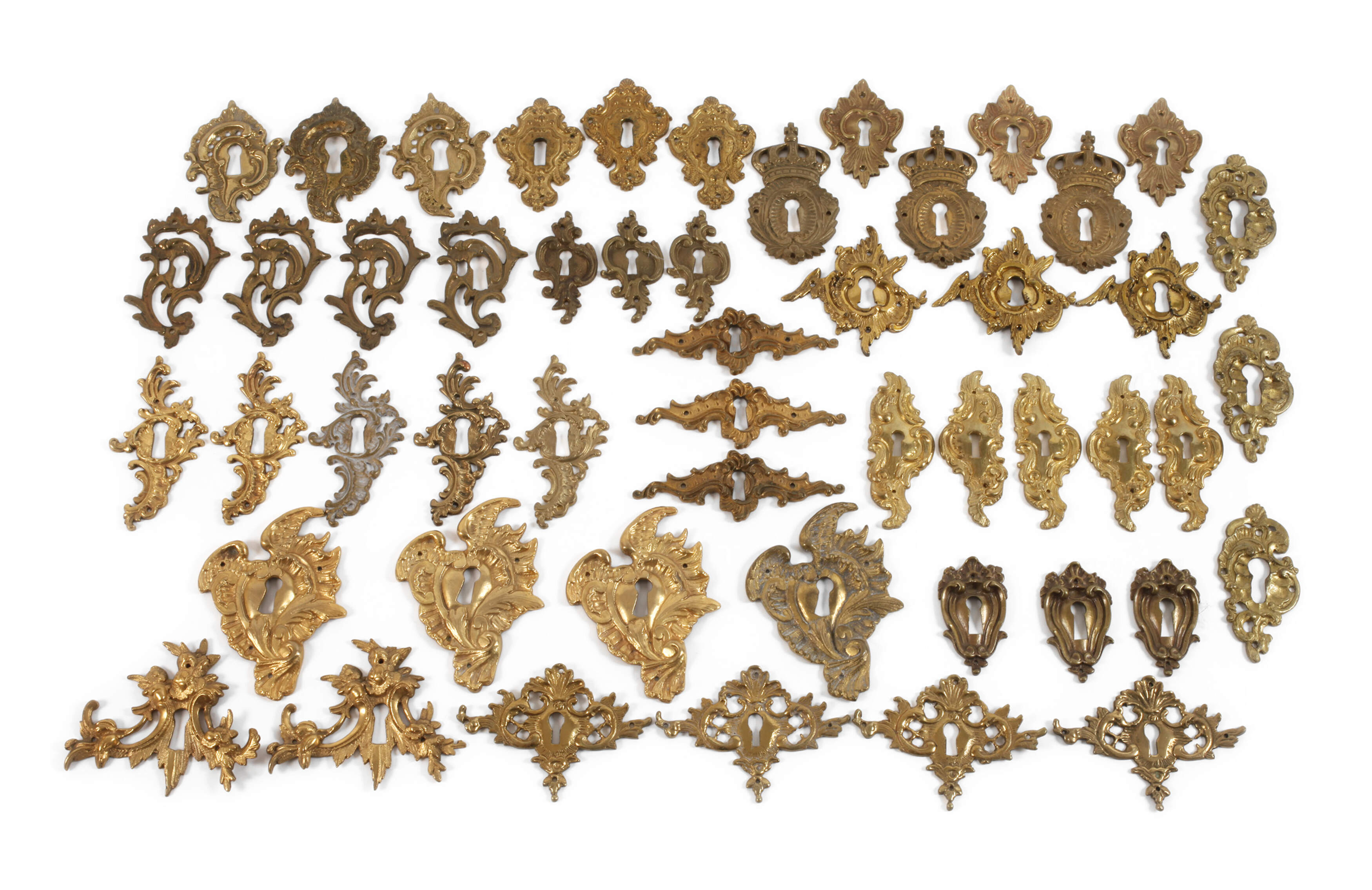 Großes Konvolut Kommodenbeschläge