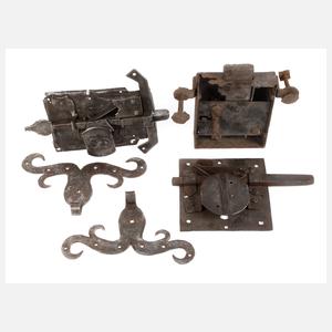 Konvolut Schlösser und Beschläge