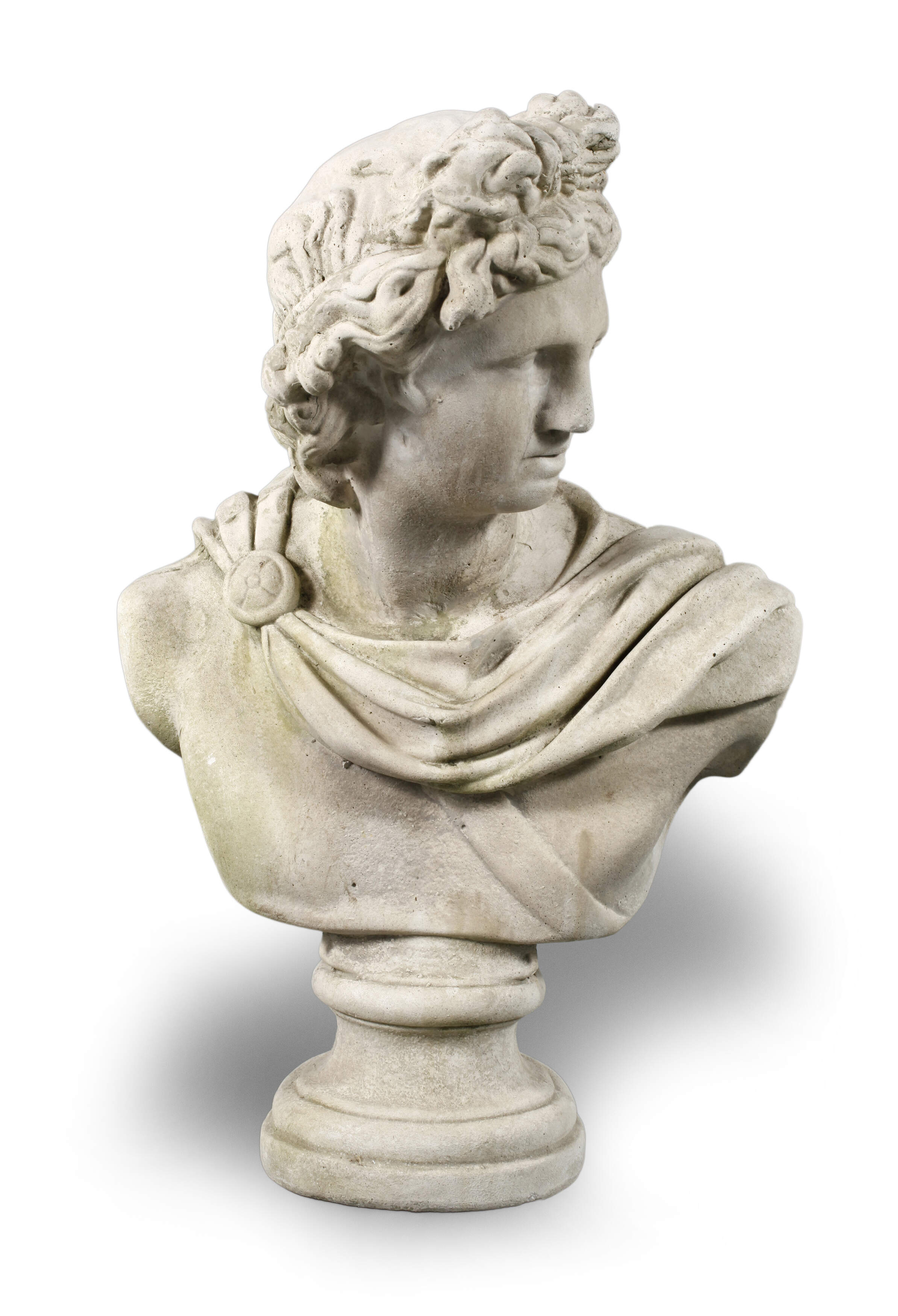 Große Gartenbüste Apoll