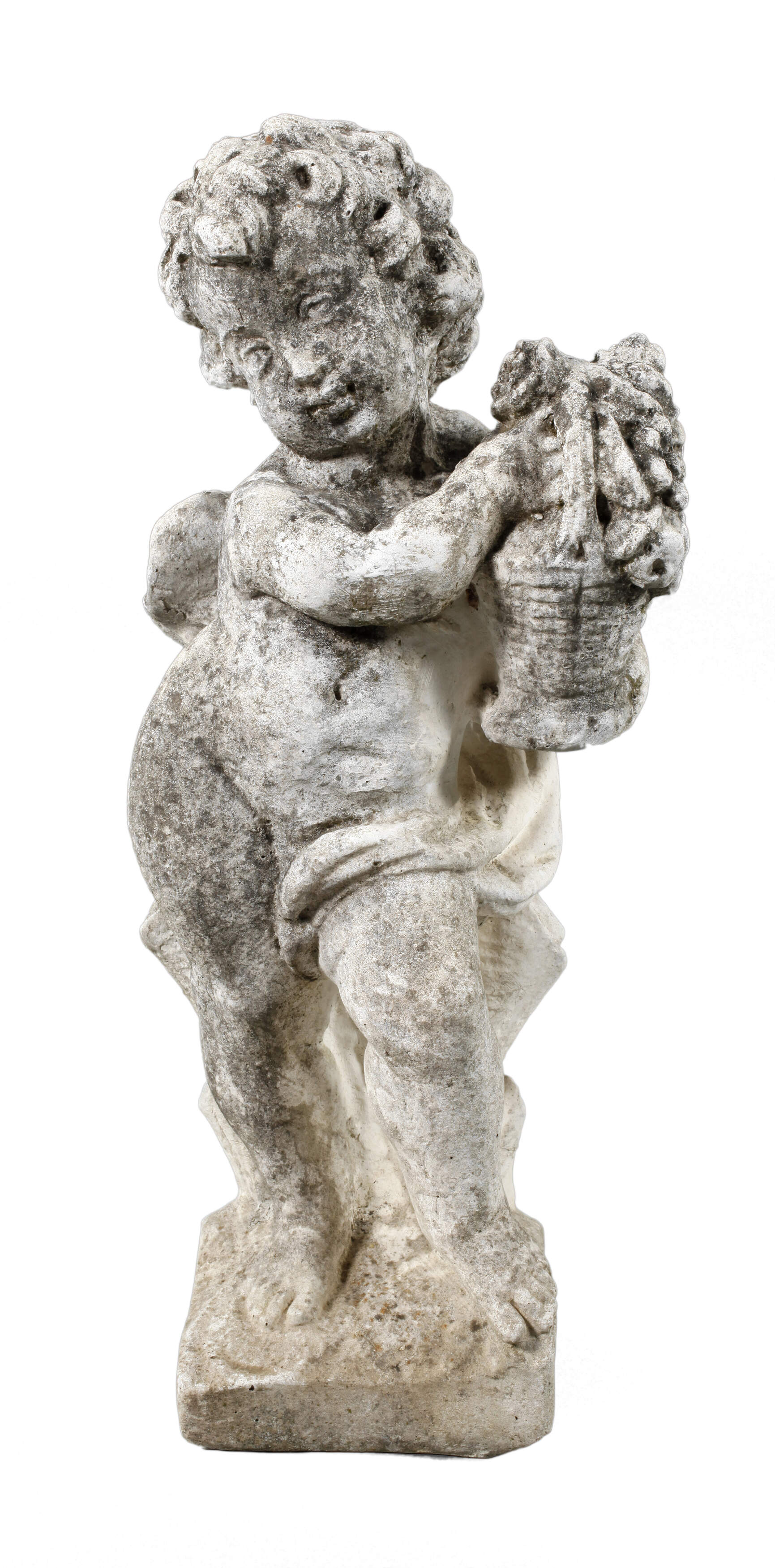 Gartenfigur Jahreszeitenputto "Frühling"