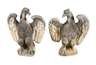 Paar Gartenfiguren Steinadler