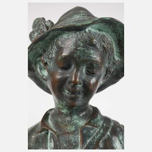 Gartenbronze Jägerbursche