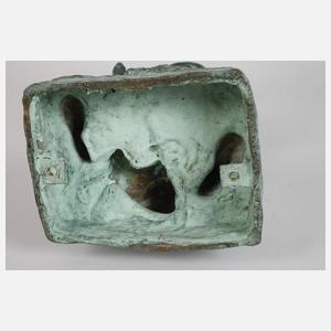 Gartenbronze Jägerbursche