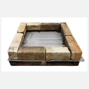 Beeteinfassung Sandstein