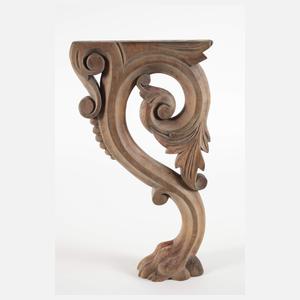 Paar Füße einer Wandkonsole