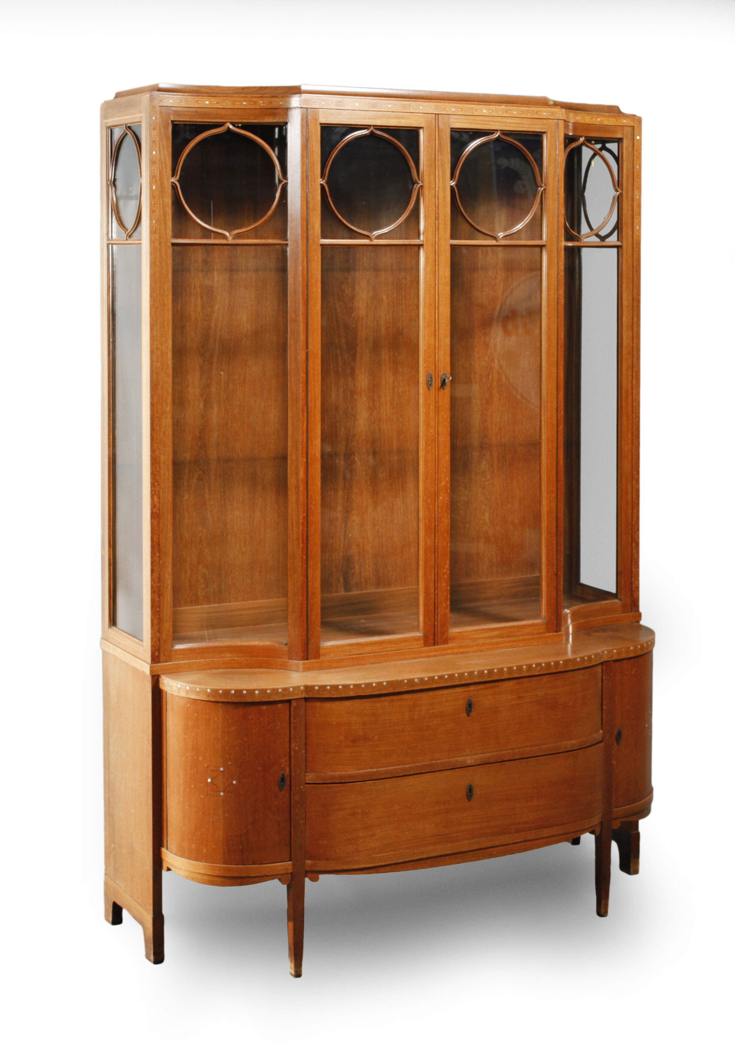 In nächste Auktion verschoben!! Jugendstilvitrine Darmstadt