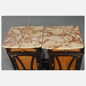 Jugendstil Paar Nachtkästchen