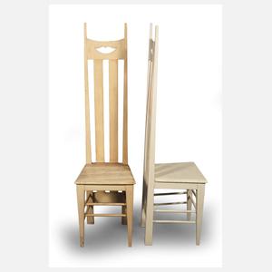 Paar Hochlehnstühle