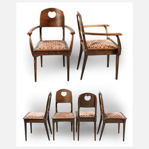 Sechs Stühle Richard Riemerschmid