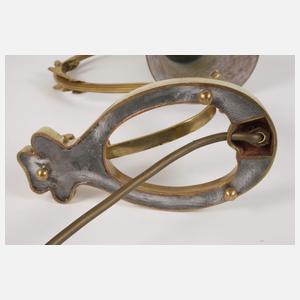 Delatte Paar Wand-/Tischlampen