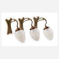 Drei Wandlampen Jugendstil111