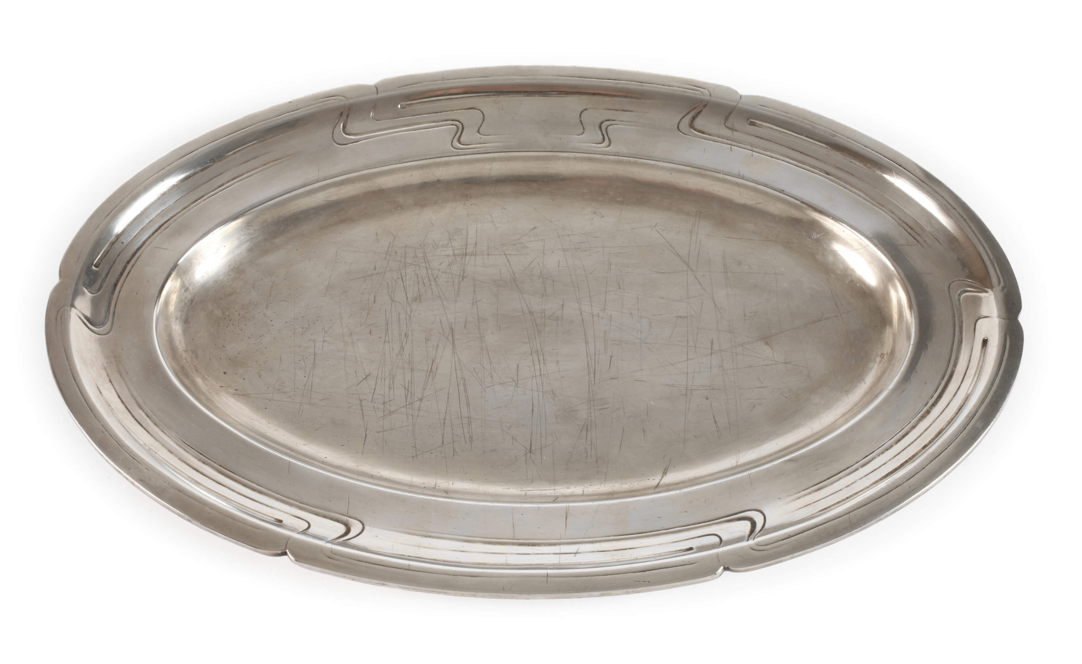 Ovale Platte Jugendstil