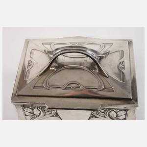 Kleine Silberschatulle Jugendstil