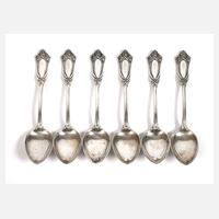 Sechs Mokkalöffel Jugendstil111