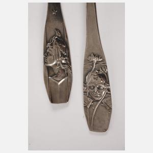 Bruckmann zwei Vorlegeteile Adolph Amberg