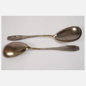 Bruckmann zwei Vorlegeteile Adolph Amberg