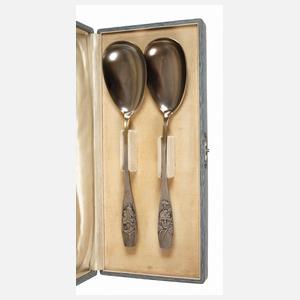 Bruckmann zwei Vorlegeteile Adolph Amberg