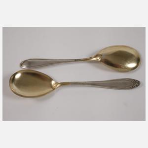 Zwölf Eislöffel Bruckmann