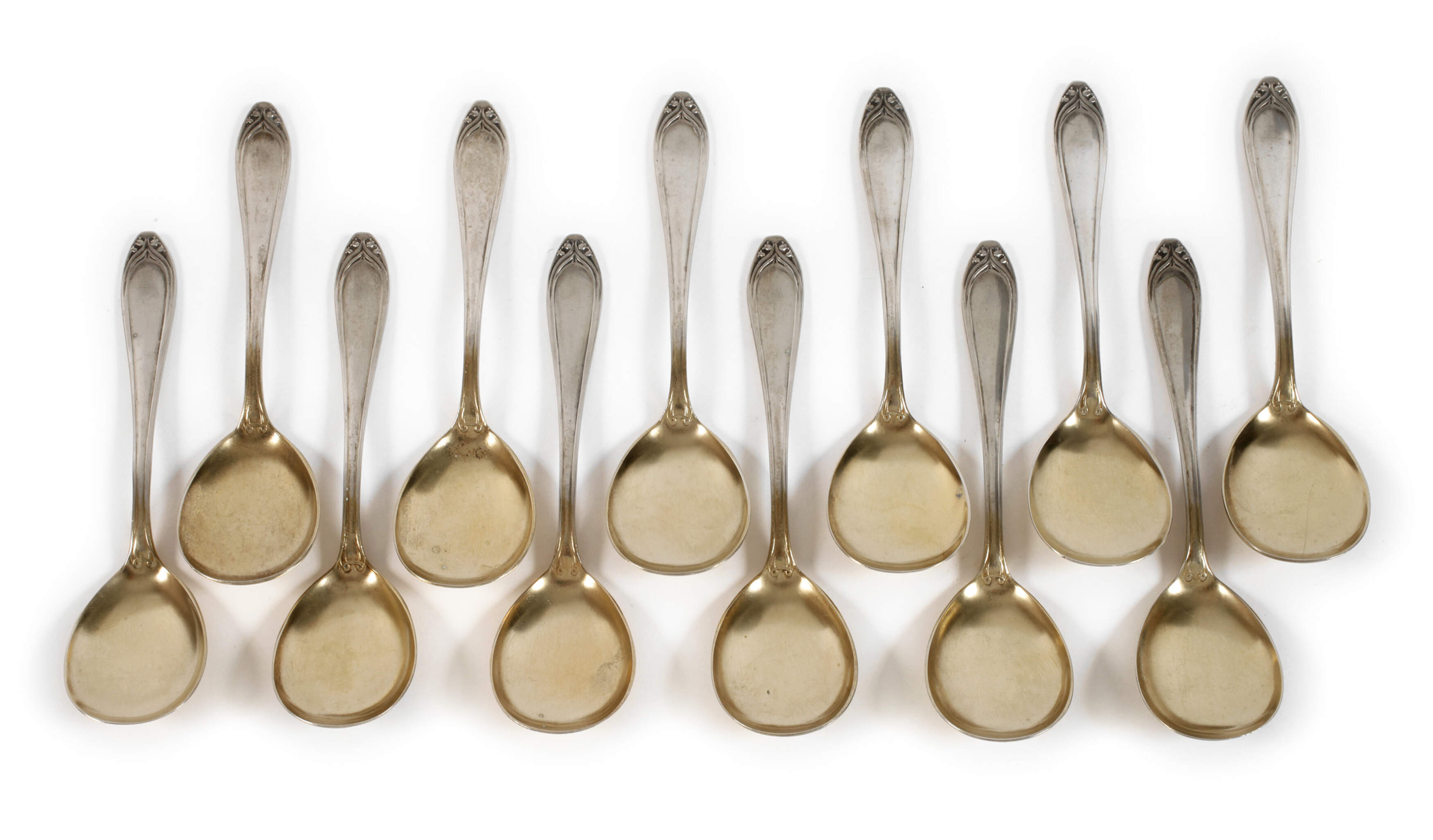 Zwölf Eislöffel Bruckmann