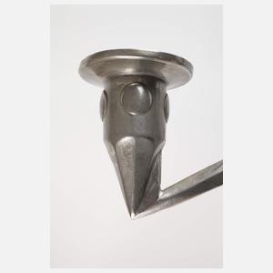 Fünfflammiger Jugendstilleuchter