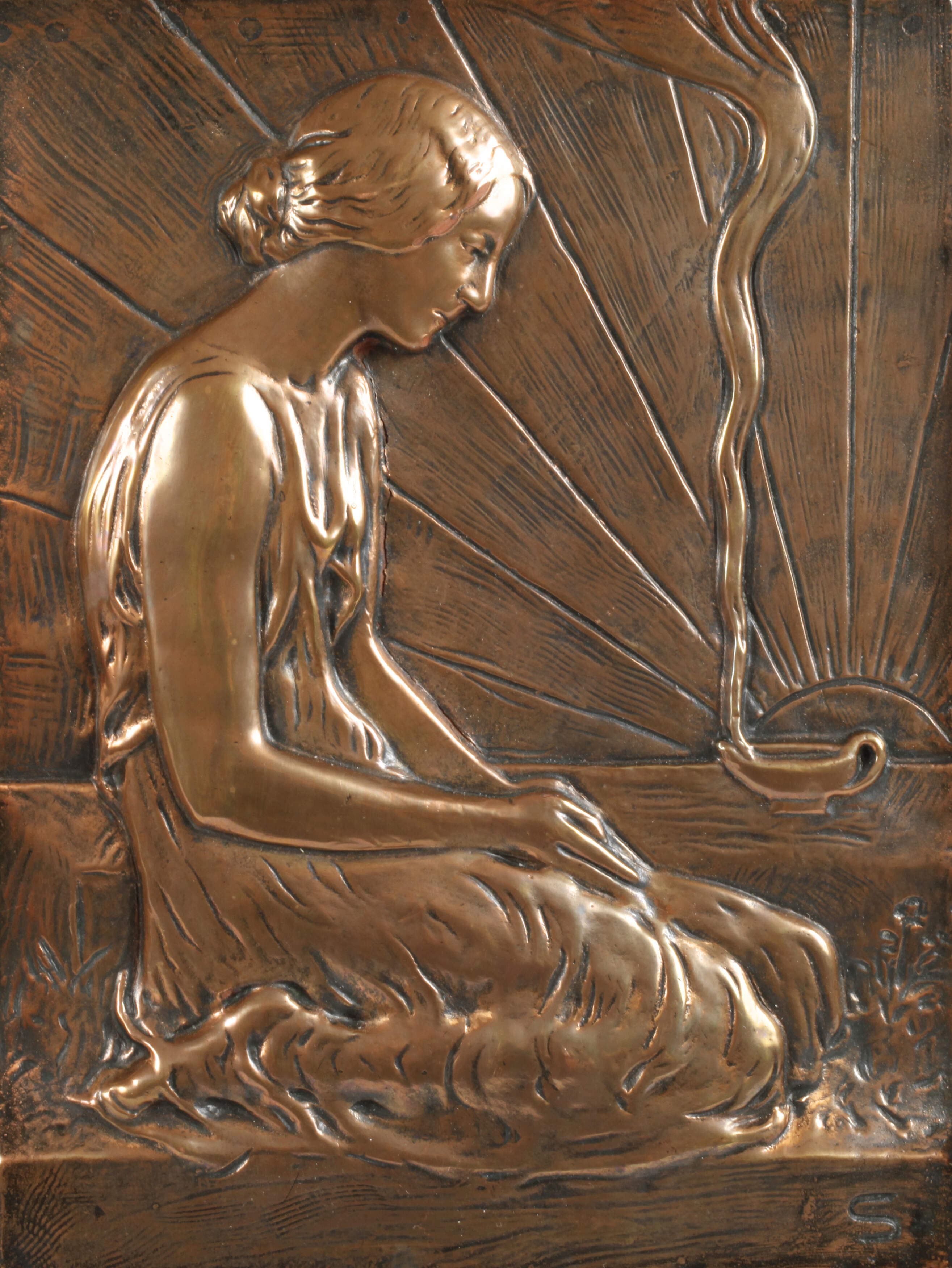 Wandapplik Jugendstil