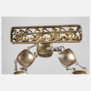 Theodor Fahrner Brosche und Armband