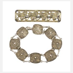 Theodor Fahrner Brosche und Armband