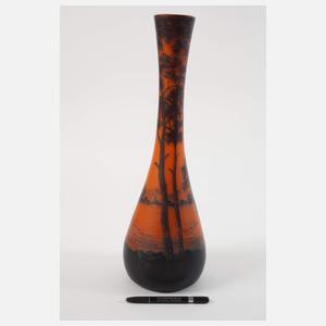 Lötz Wwe. große Ätzglasvase