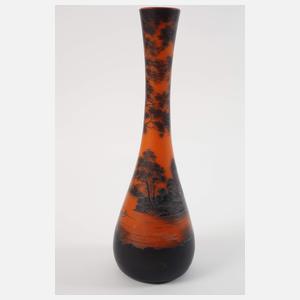 Lötz Wwe. große Ätzglasvase