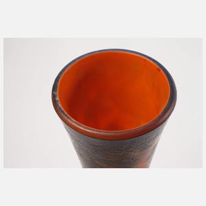 Lötz Wwe. große Ätzglasvase