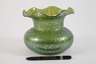 Lötz Wwe. Vase "Mimosa Green"