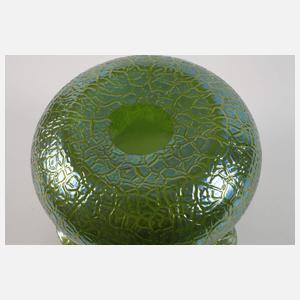 Lötz Wwe. Vase "Mimosa Green"