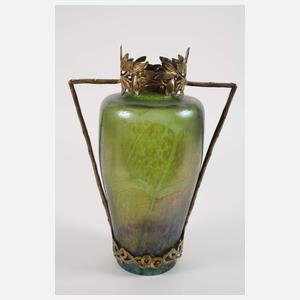 Kralik montierte Schale und Vase