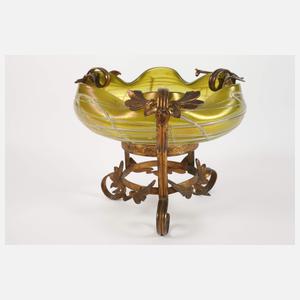 Kralik montierte Schale und Vase