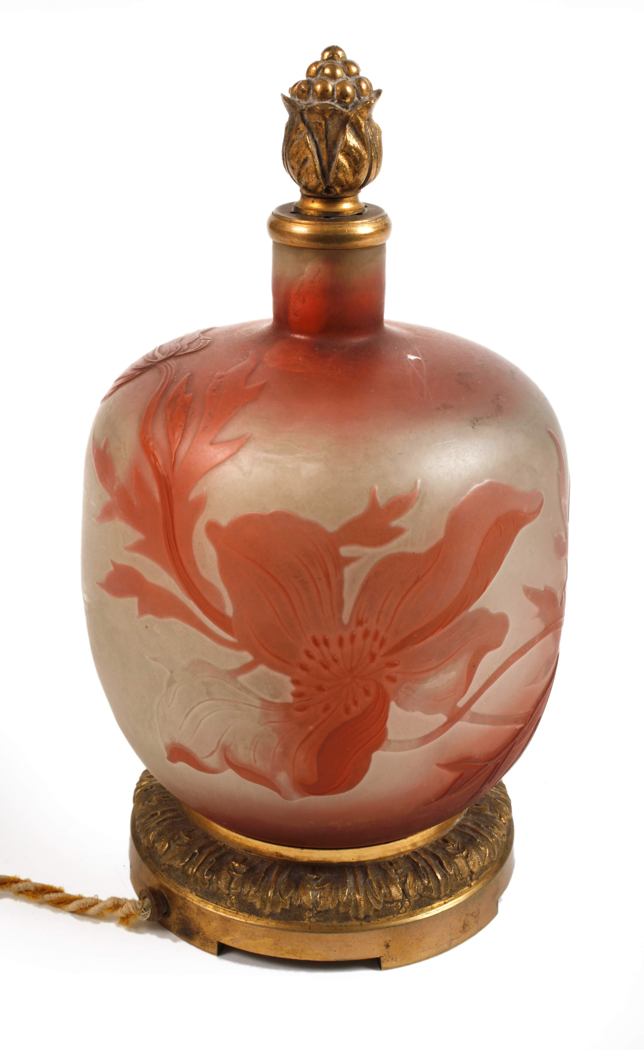 Émile Gallé Veilleuse "Anemone"