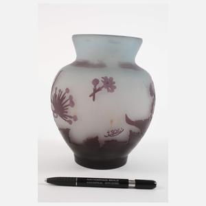 Émile Gallé Ätzglasvase